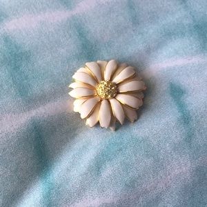 Sunflower brooch